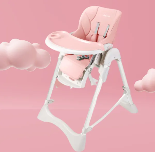 Belecoo Kinderstoel - 2-in-1 Eetstoel - Babystoel - Peuterstoel -  Meegroeistoel - Verstelbaar - Inklapbare Eetstoel - met Wieltjes - Roze  kopen | Baby / Geboorte