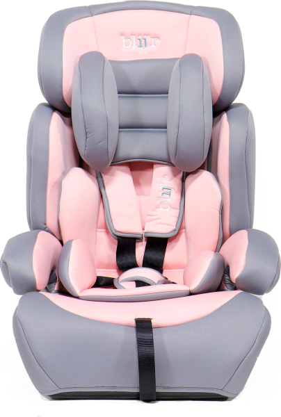 regionaal magnifiek Ambassade Blij'r Ivo - Autostoel - Klasse 1,2,3 - Geschikt voor 9-36 kg - Met extra  vulling en 5 puntsgordel - Roze/Grijs kopen | Baby / Geboorte