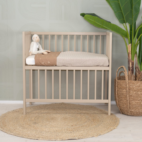Colorfull Home - Wieg - Co-Sleeper - Aanschuifwieg - 40x80 cm - Sand kopen  | Baby / Geboorte