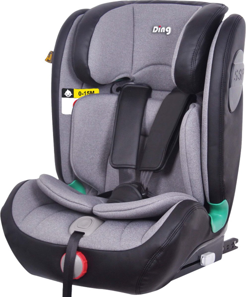 Ding Autostoel York Grijs Met Leer 9-36kg kopen | Baby / Geboorte