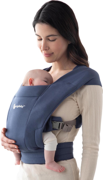 Ergobaby Baby Draagzak Embrace Soft Navy - ergonomische draagzak vanaf  geboorte kopen | Baby / Geboorte