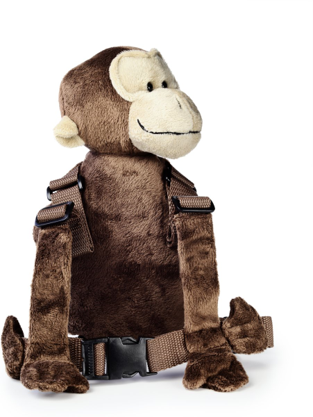 Goldbug - Harness Buddy kindertuigje - Knuffel rugzakje met looplijn -  Looptuigje Chimpansee - Tuigje Kind kopen | Baby / Geboorte