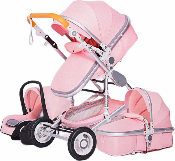 Loft Home Luxe 3-in-1 Kinderwagen - Wandelwagen - Autostoeltje - Buggy -  Inklapbaar - Roze - 0-36 Maanden kopen | Baby / Geboorte