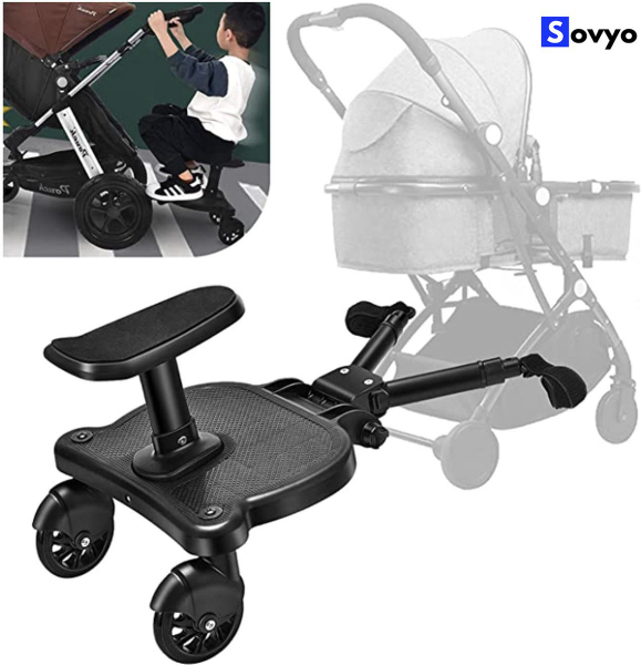 Meerijdplankje buggy universeel Kinderwagen accessoire met afneembaar zitje  - Verstelbaar meerijdplankje - Maximaal gewicht 25KG - Buggy board kopen |  Baby / Geboorte