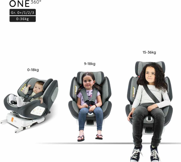 MIGO - Autostoel One ISOFIX 360° draaibaar vanaf de geboorte tot ongeveer 36  kg GR 0/1/2/3 kopen | Baby / Geboorte
