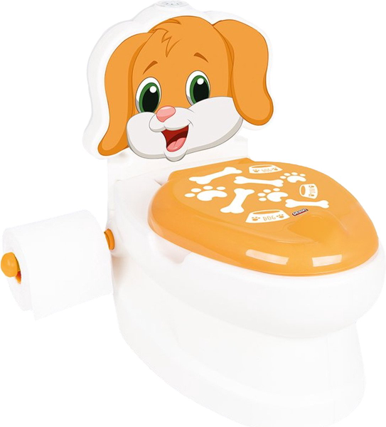 Cangaroo Pilsan Dog Educatief Potje, toilet met WC rolhouder, licht en  geluid, helpt bij zindelijk maken, Oranje Wit kopen | Baby / Geboorte