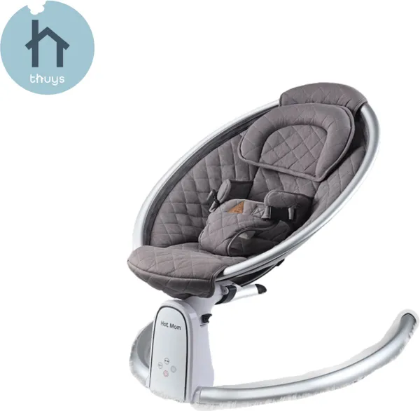 Thuys Premium Elektrische Wipstoel - Verstelbaar - Baby schommelstoel -  Bluetooth Verbinding voor Muziek - Babyswing - Grijs - Perfect voor je Baby  kopen | Baby / Geboorte